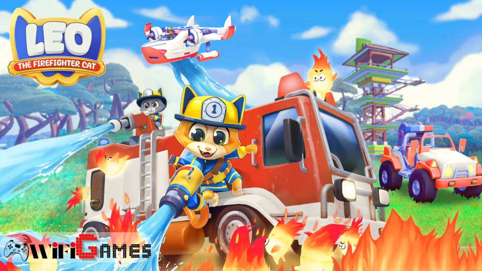 Leo The Firefighter Cat