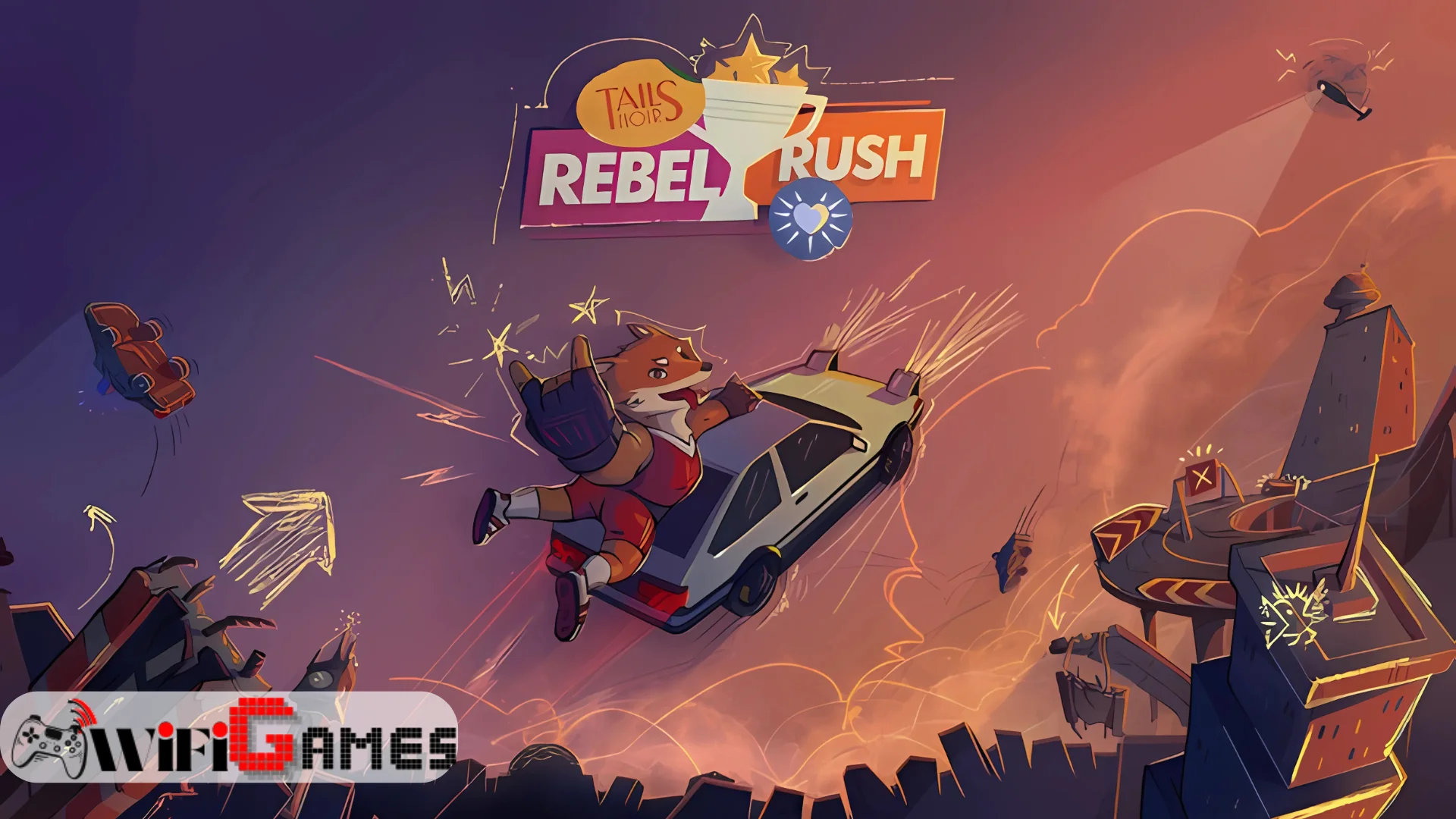 Tails Noir Rebel Rush