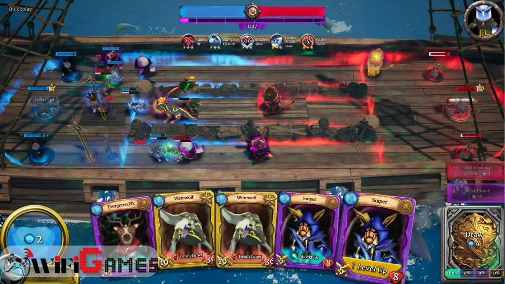 Battle Waves Card Tactics تحميل مجاني