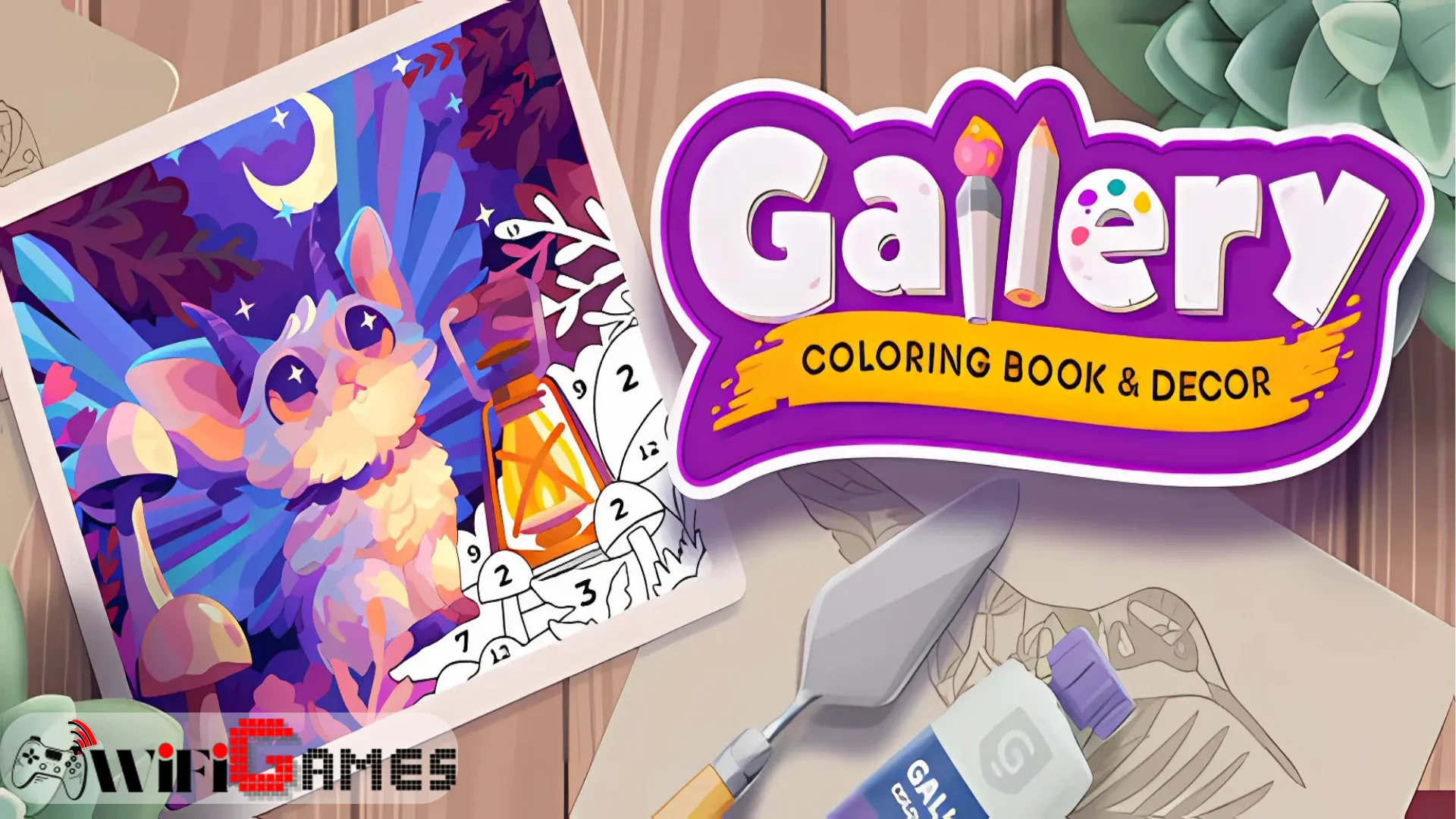 Gallery Coloring book And decor