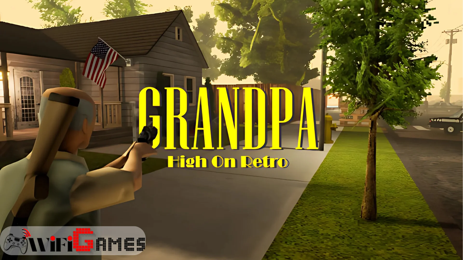 Grandpa High on Retro