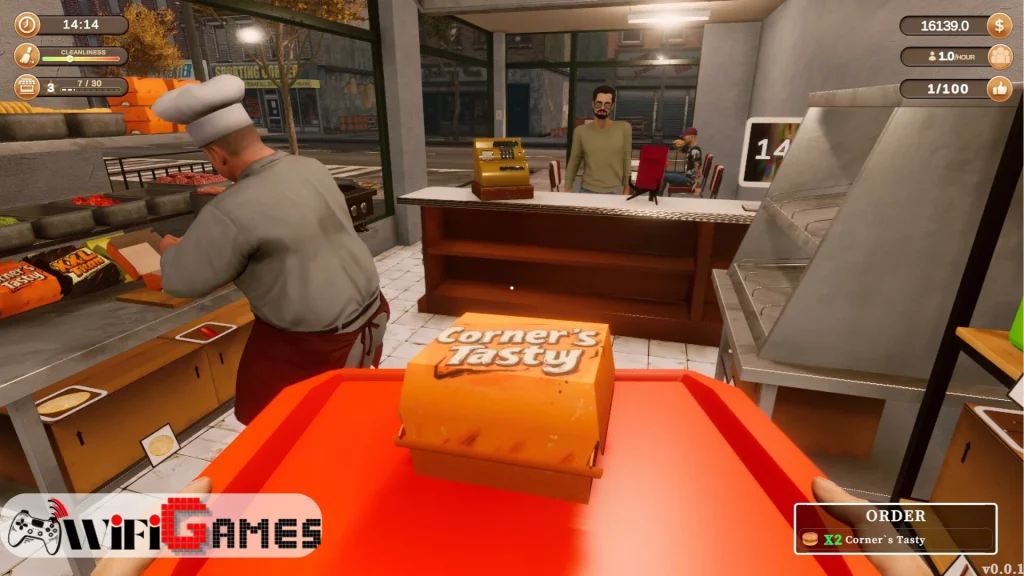 Corner Kitchen Fast Food Simulator تحميل مجاني