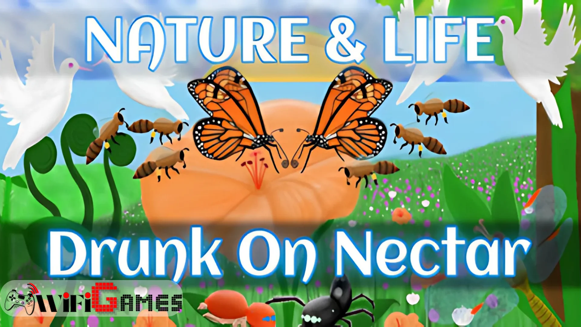 Nature And Life Drunk On Nectar