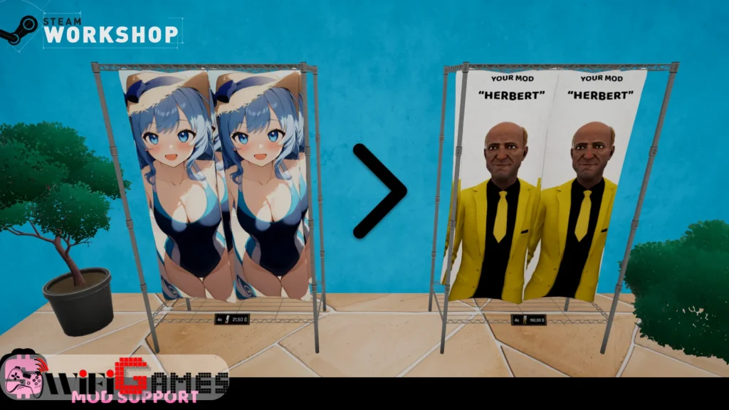 Shop Simulator Waifu Pillows تحميل