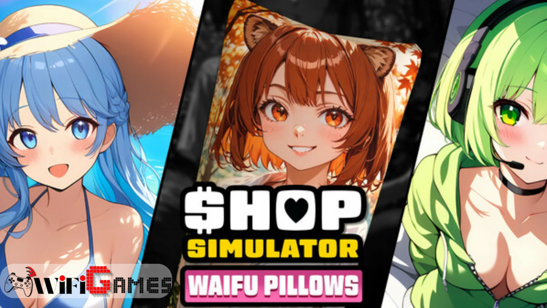 Shop Simulator Waifu Pillows